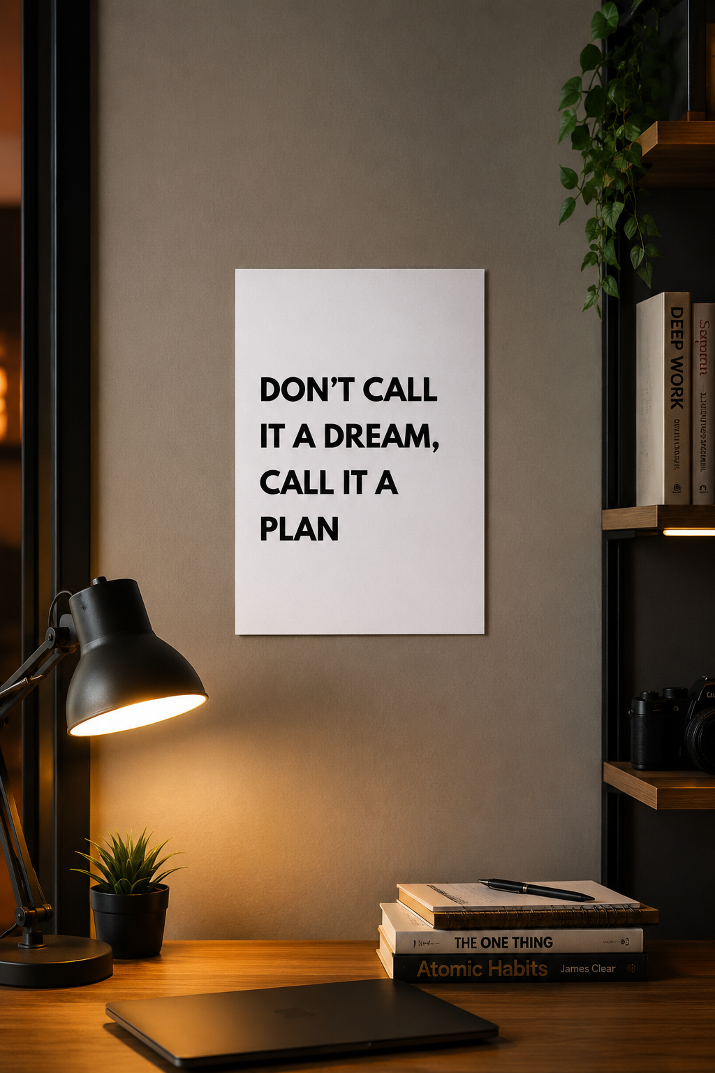 Don't Call It a Dream - Motivational Poster