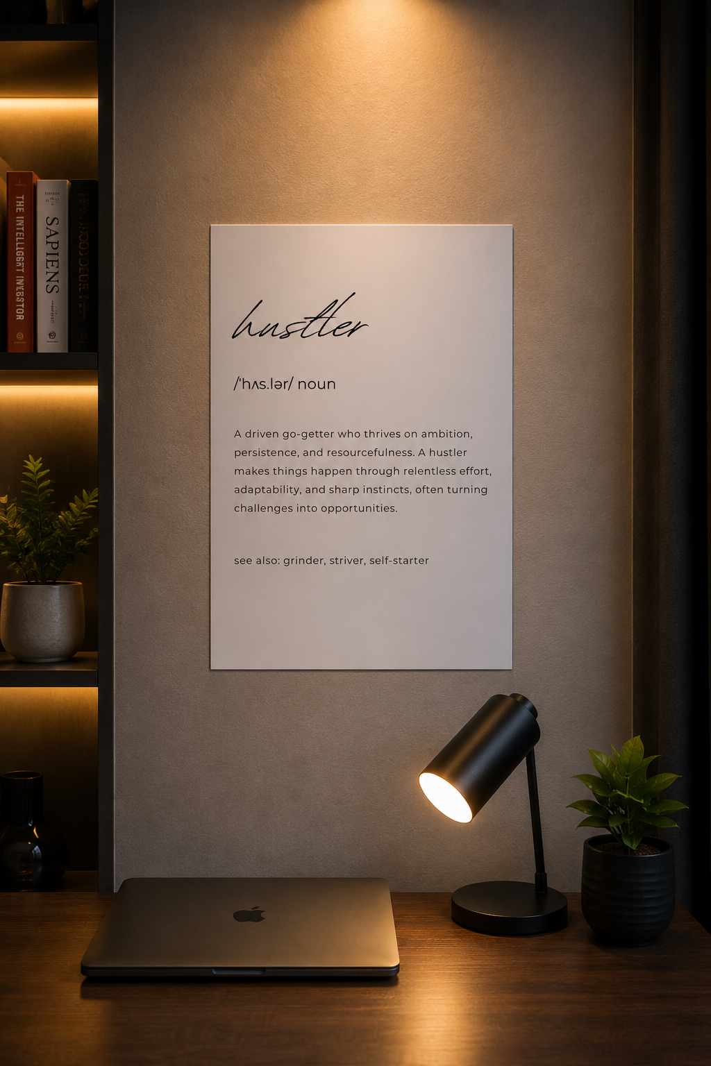The Hustler - Motivational Poster