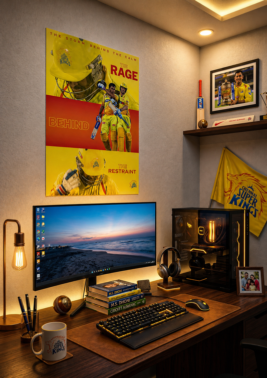 "Rage Behind Restraint" – MSD CSK Edition Fan Wall Poster