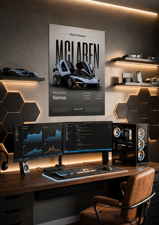 McLaren Senna ( Wall Poster )
