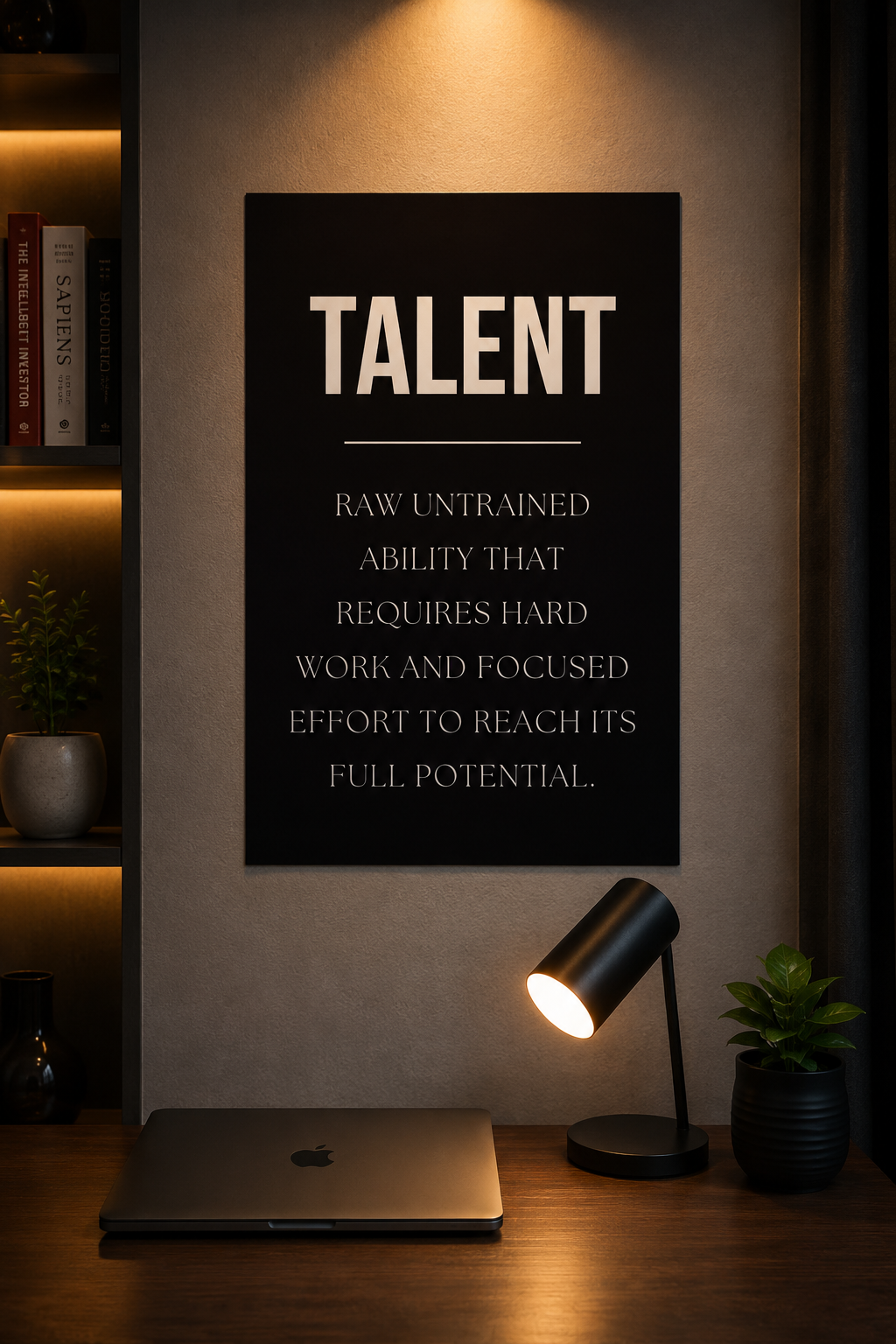 Talent Needs Work - Motivational Poster