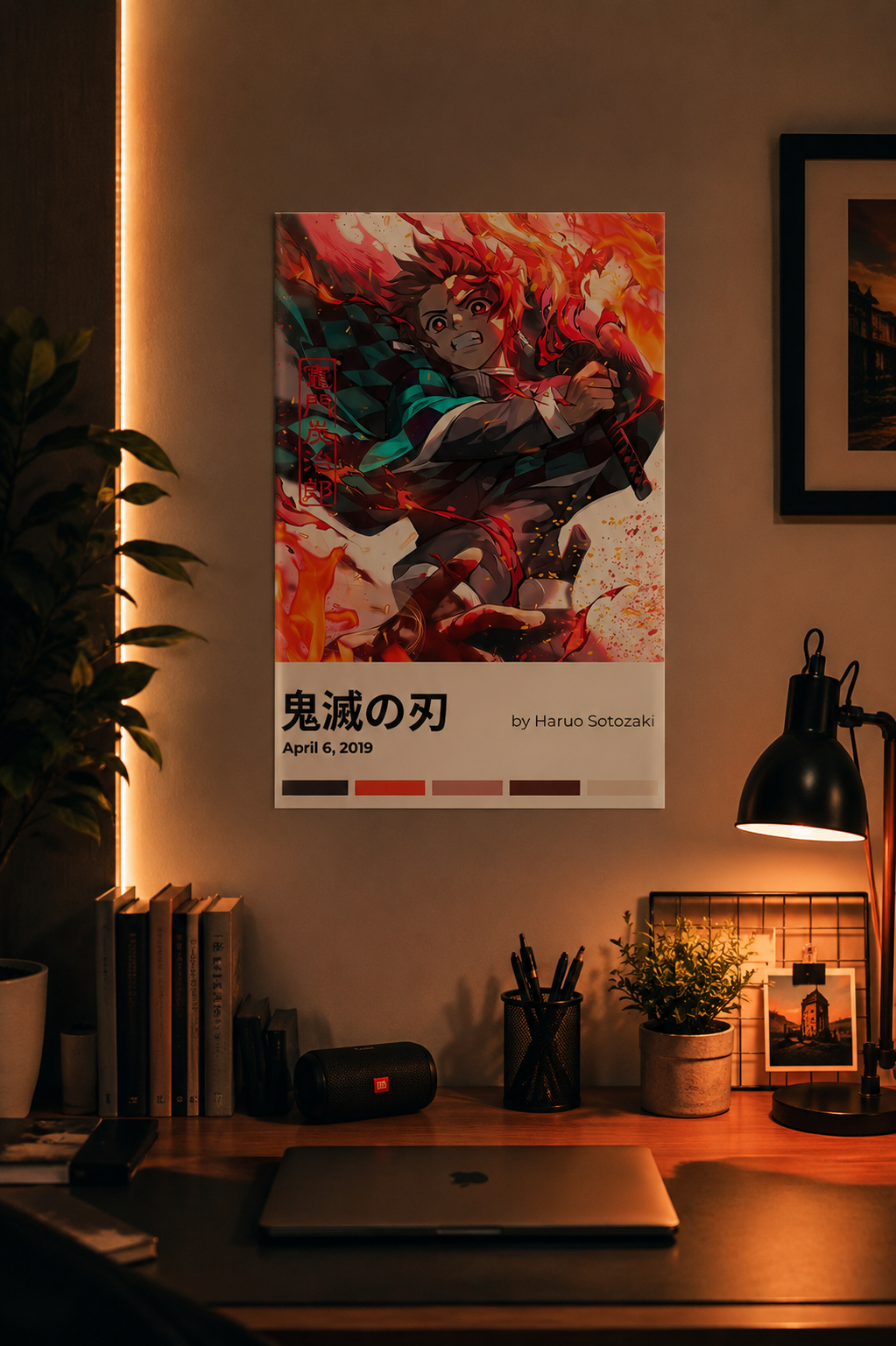 Tanjiro Kamado — Demon Slayer: Flame Breathing ( Wall Poster )
