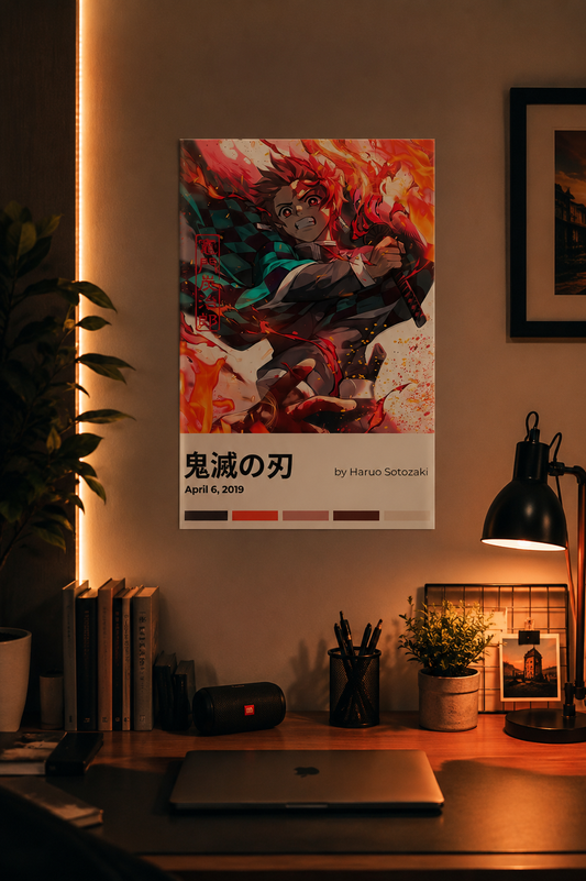 Tanjiro Kamado — Demon Slayer: Flame Breathing ( Wall Poster )