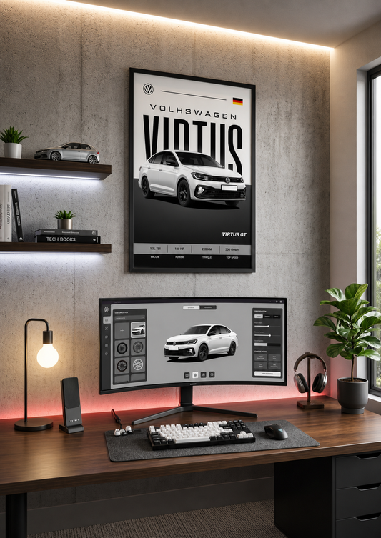 Volkswagen Virtus GT ( Wall Poster )