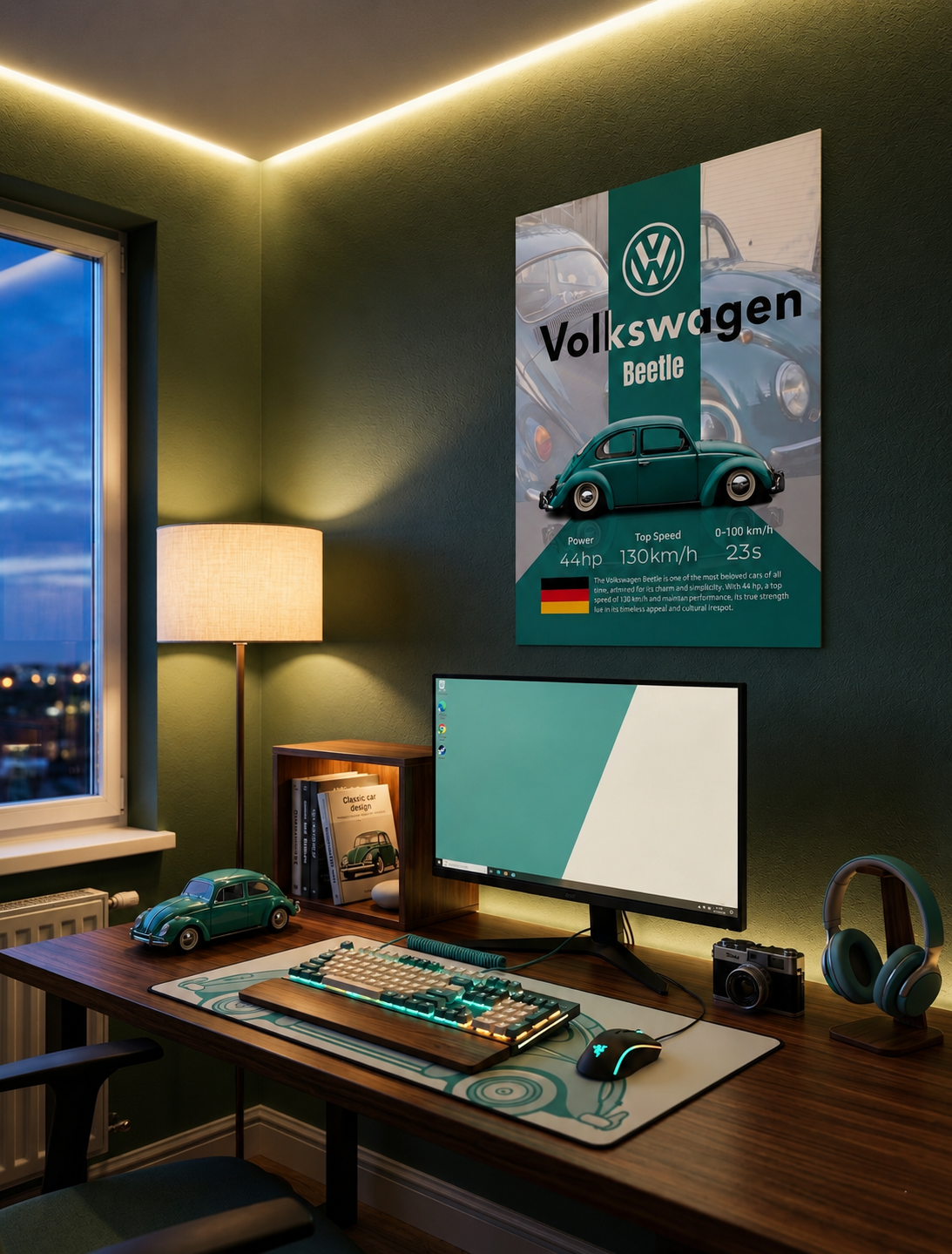 Volkswagen Beetle ( Wall Poster )