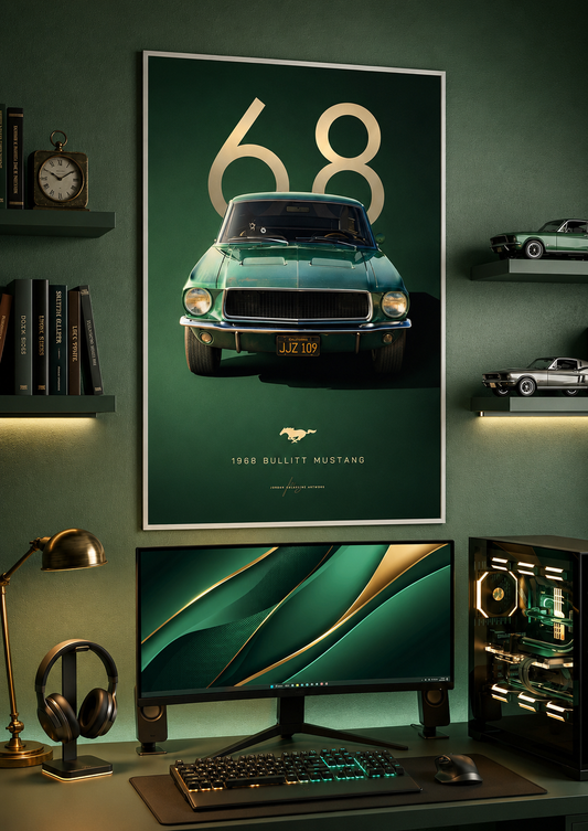 "American Muscle" - Cars Pack ( Pack of 6+1 Wall Posters )