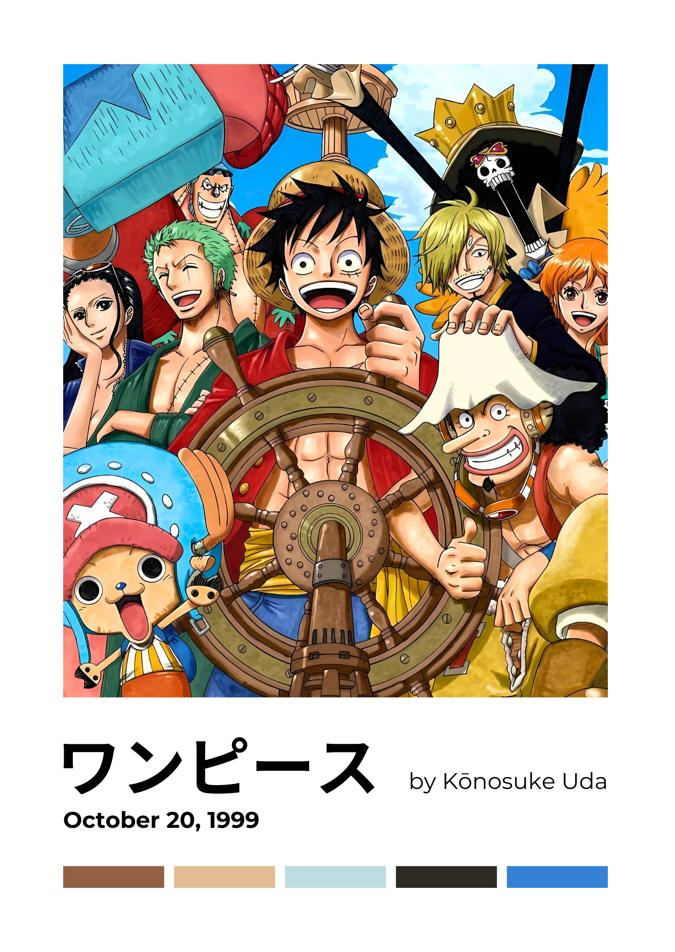 One Piece Crew — Straw Hat Pirates Ensemble ( Wall Poster )