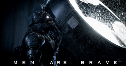 Batman — Men Are Brave 3-Piece Wall Poster Set