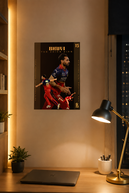 Bhuvi — The Swing King (RCB EDITION) Poster