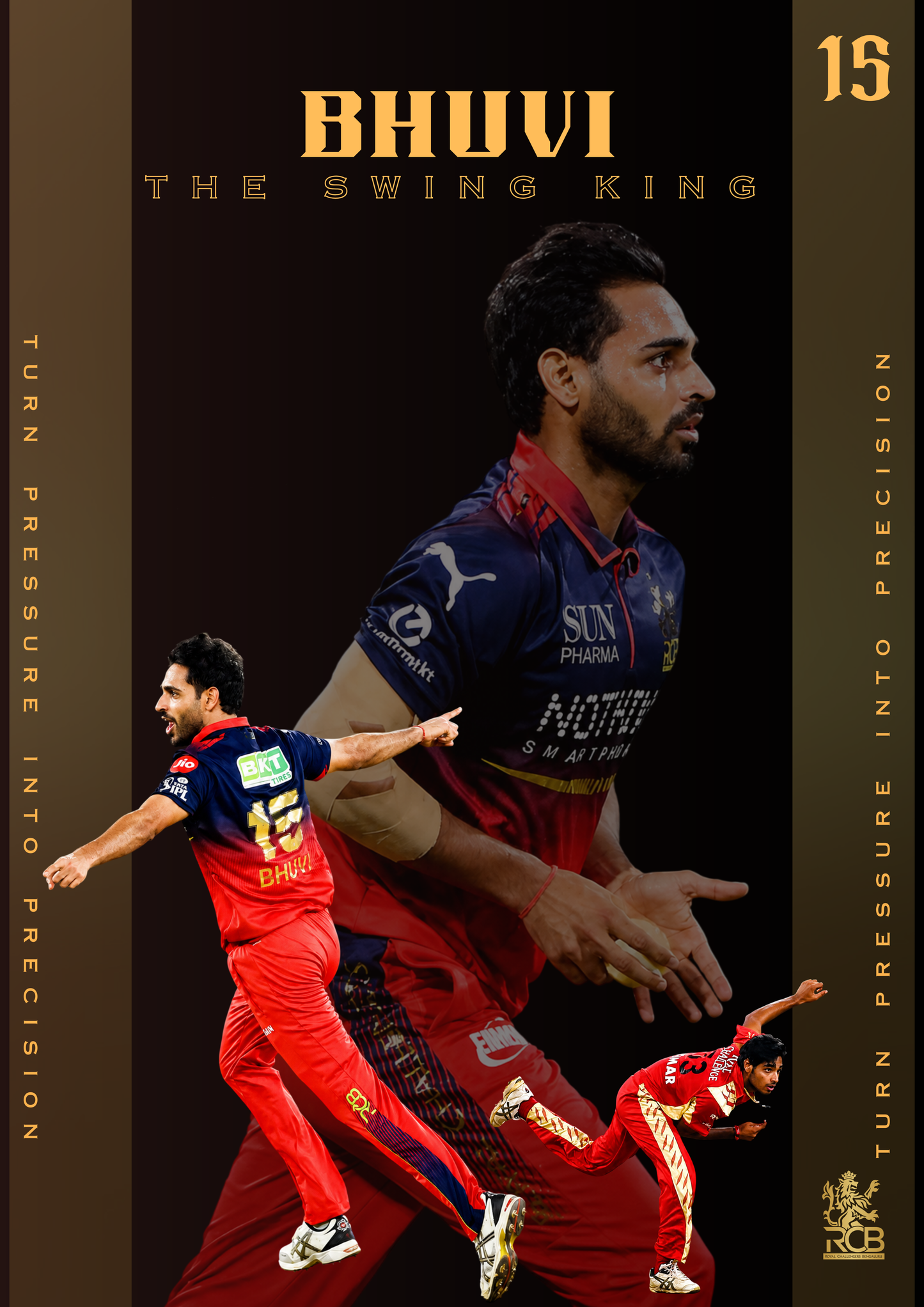 Bhuvi — The Swing King (RCB EDITION) Poster