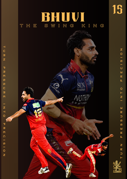 Bhuvi — The Swing King (RCB EDITION) Poster