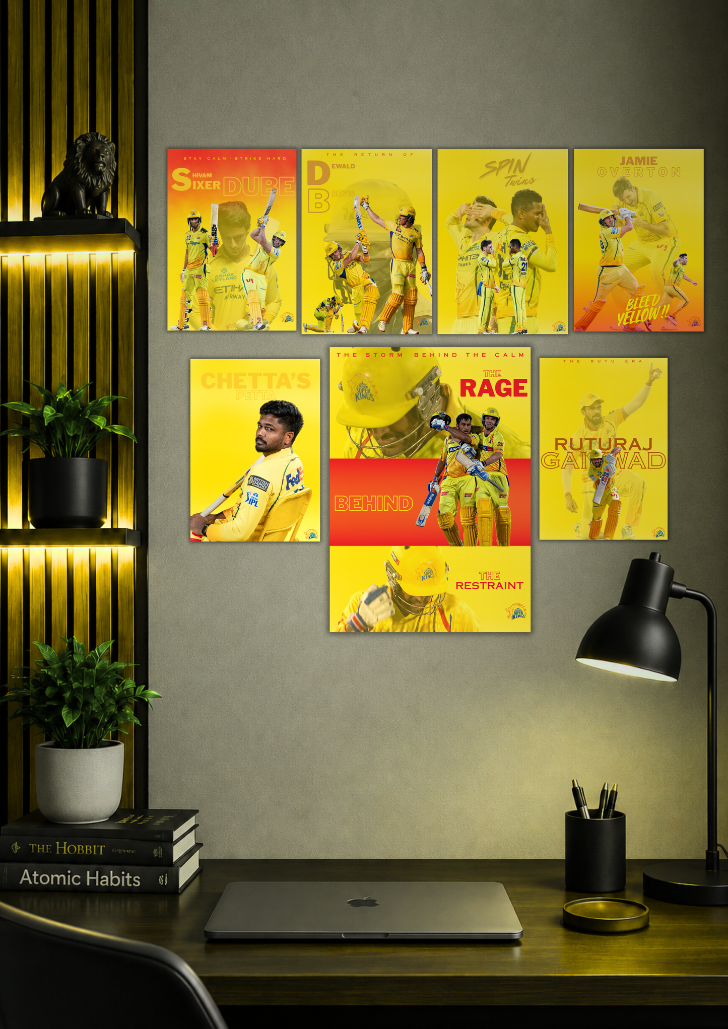 "The Yellove Collection" – CSK Edition Pack of 7 Wall Posters