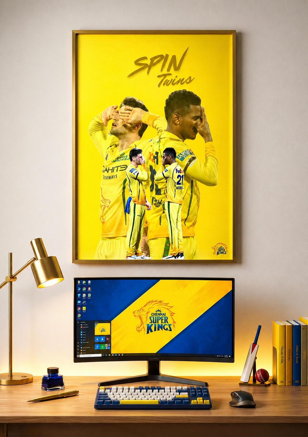 "Spin Twins" – CSK Edition Fan Wall Poster