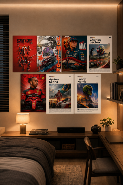 "F1 Legends & Rivals" - 6+1 Poster Pack