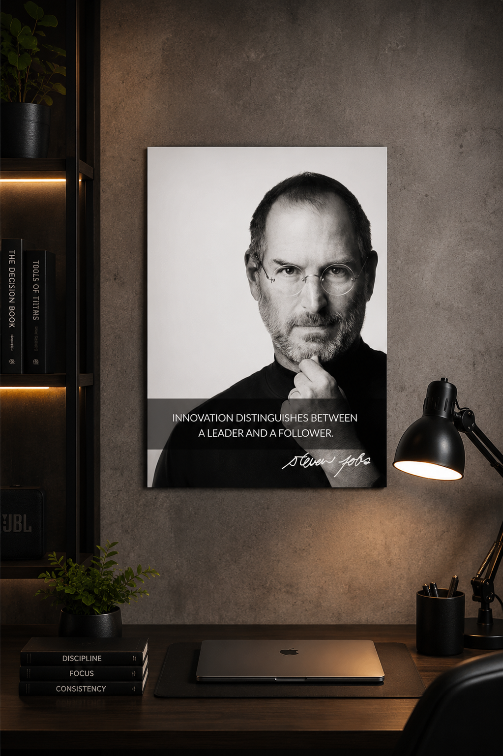 Leaders vs Followers ( STEVE JOBS ) - Motivational Poster