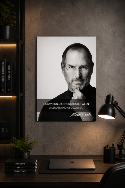 Leaders vs Followers ( STEVE JOBS ) - Motivational Poster