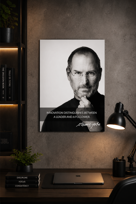 Leaders vs Followers ( STEVE JOBS ) - Motivational Poster