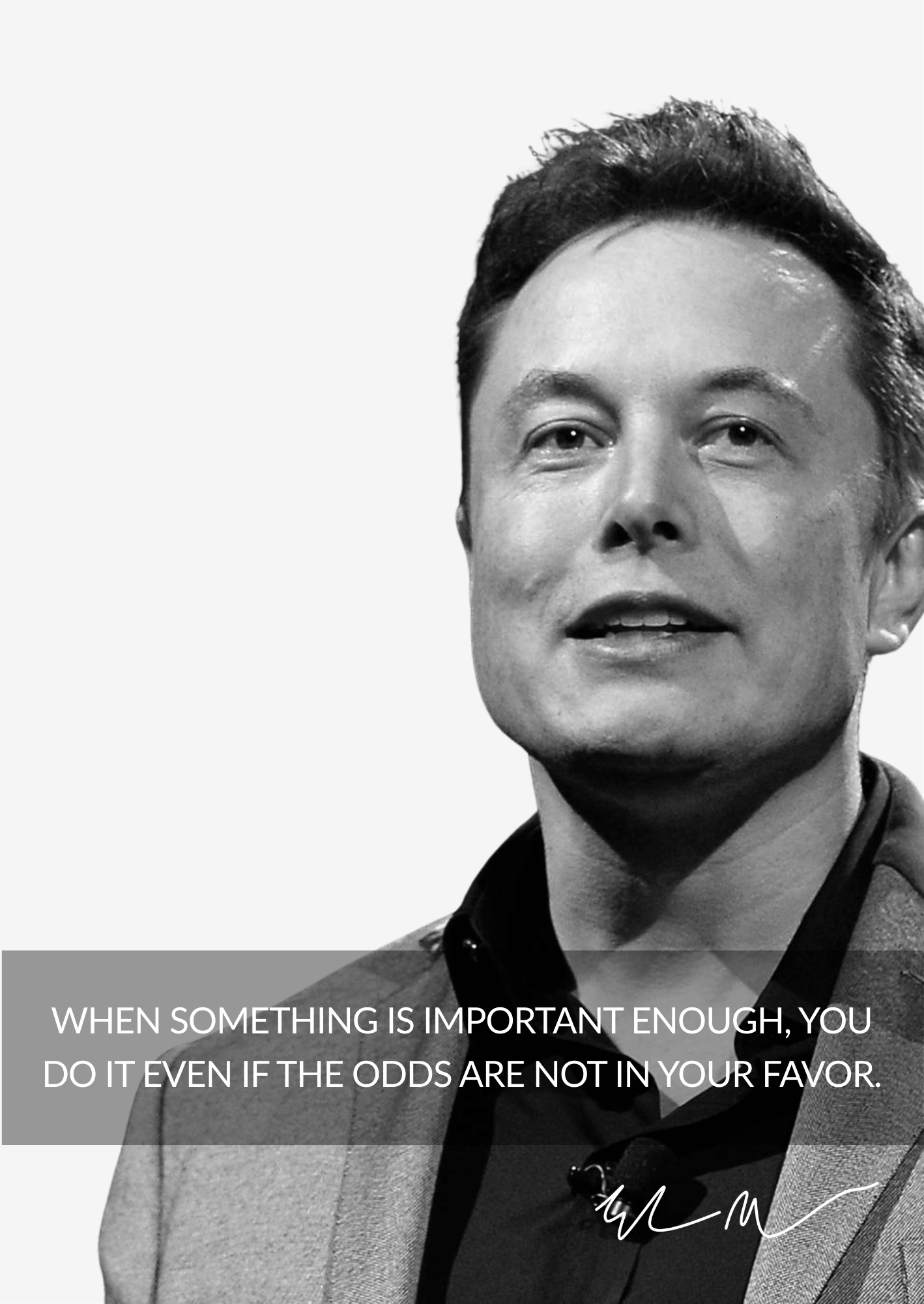 When It Matters, Do It - Elon Musk's Motivational Poster