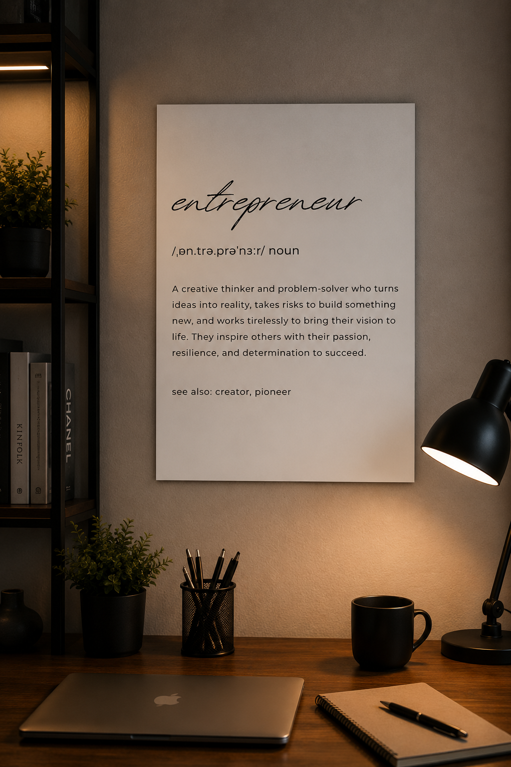 The Entrepreneur - Motivational Poster