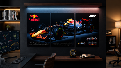 Red Bull Racing F1 — Oracle RB18 Champion Edition 3-Piece Wall Poster Set