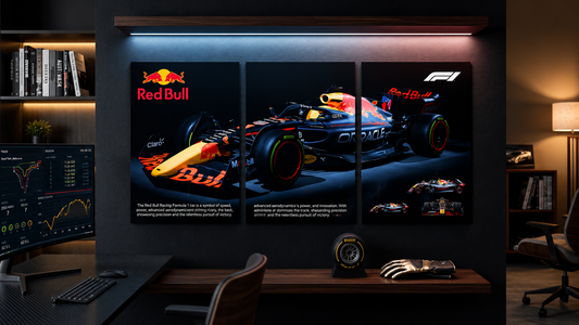 Red Bull Racing F1 — Oracle RB18 Champion Edition 3-Piece Wall Poster Set