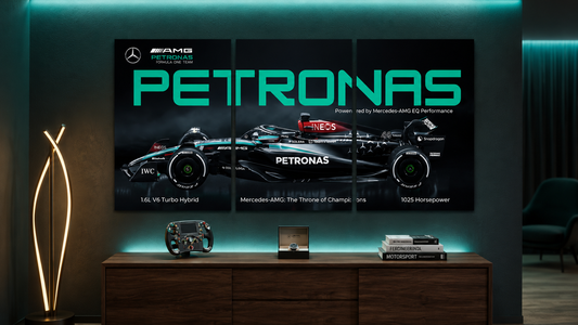 Mercedes-AMG Petronas F1 — Throne of Champions 3-Piece Wall Poster Set