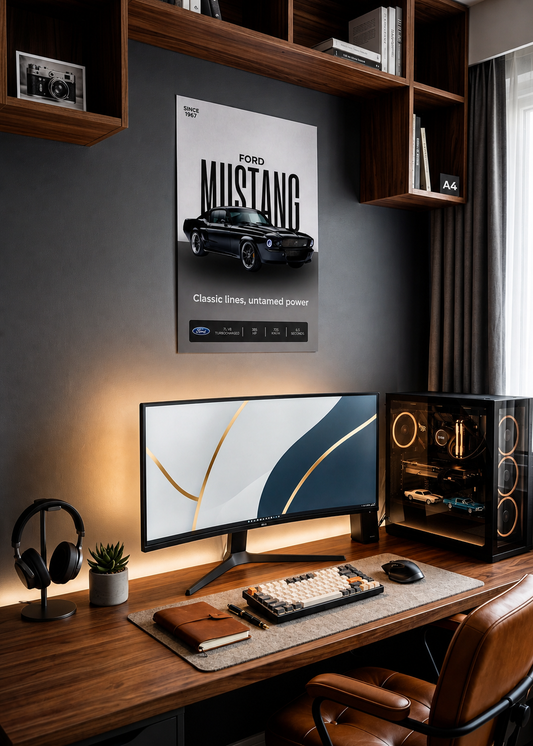 Ford Mustang Classic 1967 ( Wall Poster )