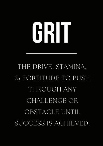 Grit - Motivational Poster