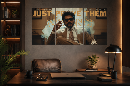 Just Prove Them Wrong — Thalapathy Vijay 3-Piece Wall Poster Set