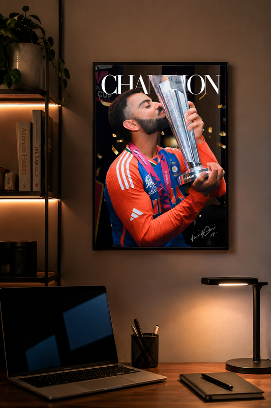 Kohli - ICC T20 World Cup 2024 ( Wall Poster )