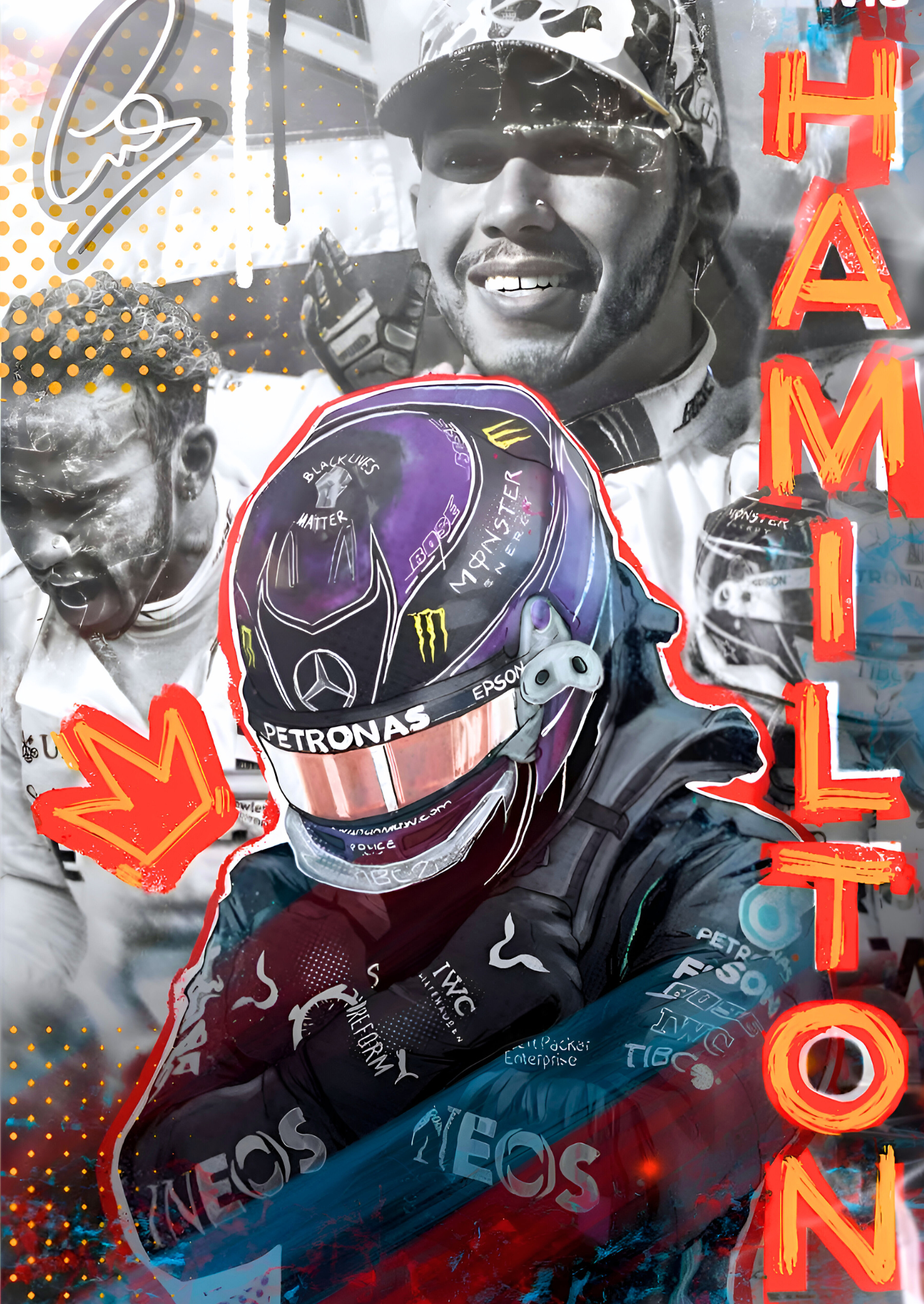 "F1 Legends & Rivals" - 6+1 Poster Pack