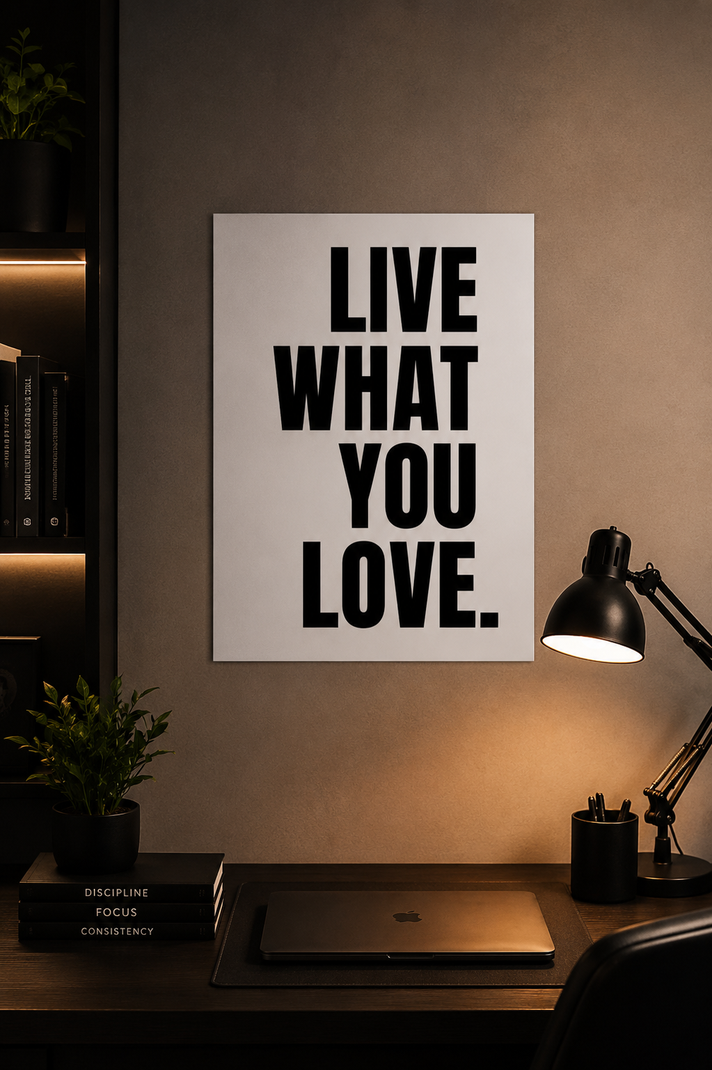 Live What You Love - Motivational Poster