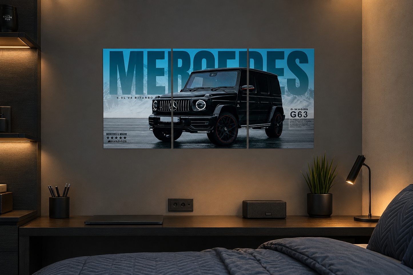 Mercedes-Benz G63 AMG G-Wagon — Icon of Power 3-Piece Wall Poster Set