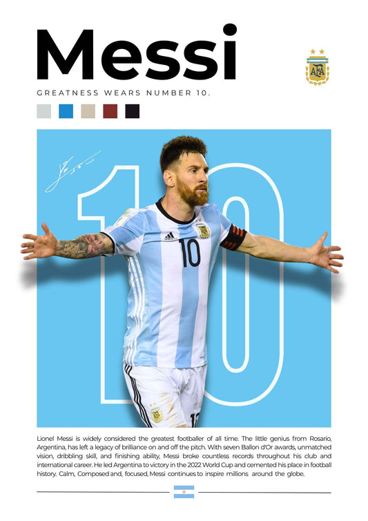 Messi x Argentina ( Wall Poster )