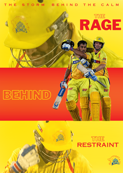 "Rage Behind Restraint" – MSD CSK Edition Fan Wall Poster