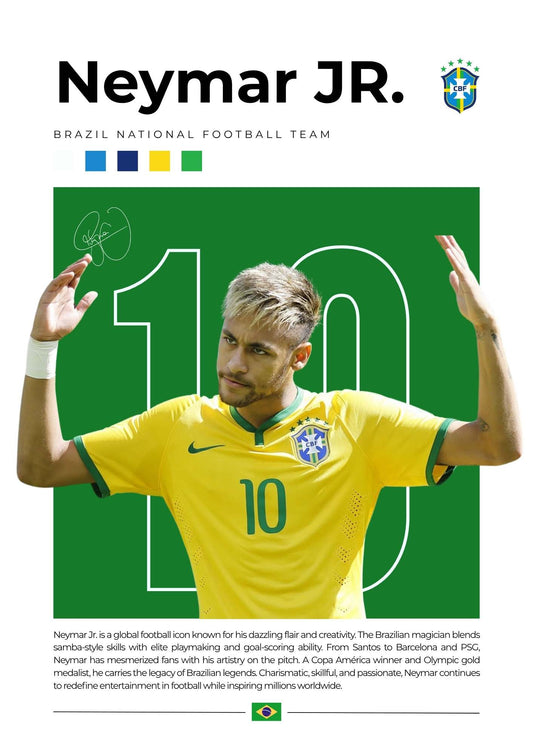Neymar JR x Brazil ( Wall Poster )