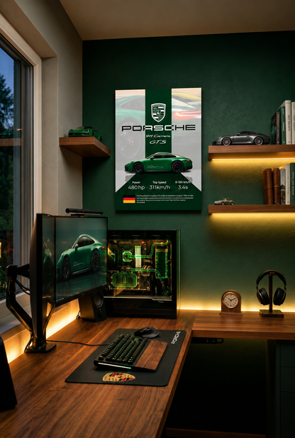 Porsche 911 Carrera GTS ( Wall Poster )