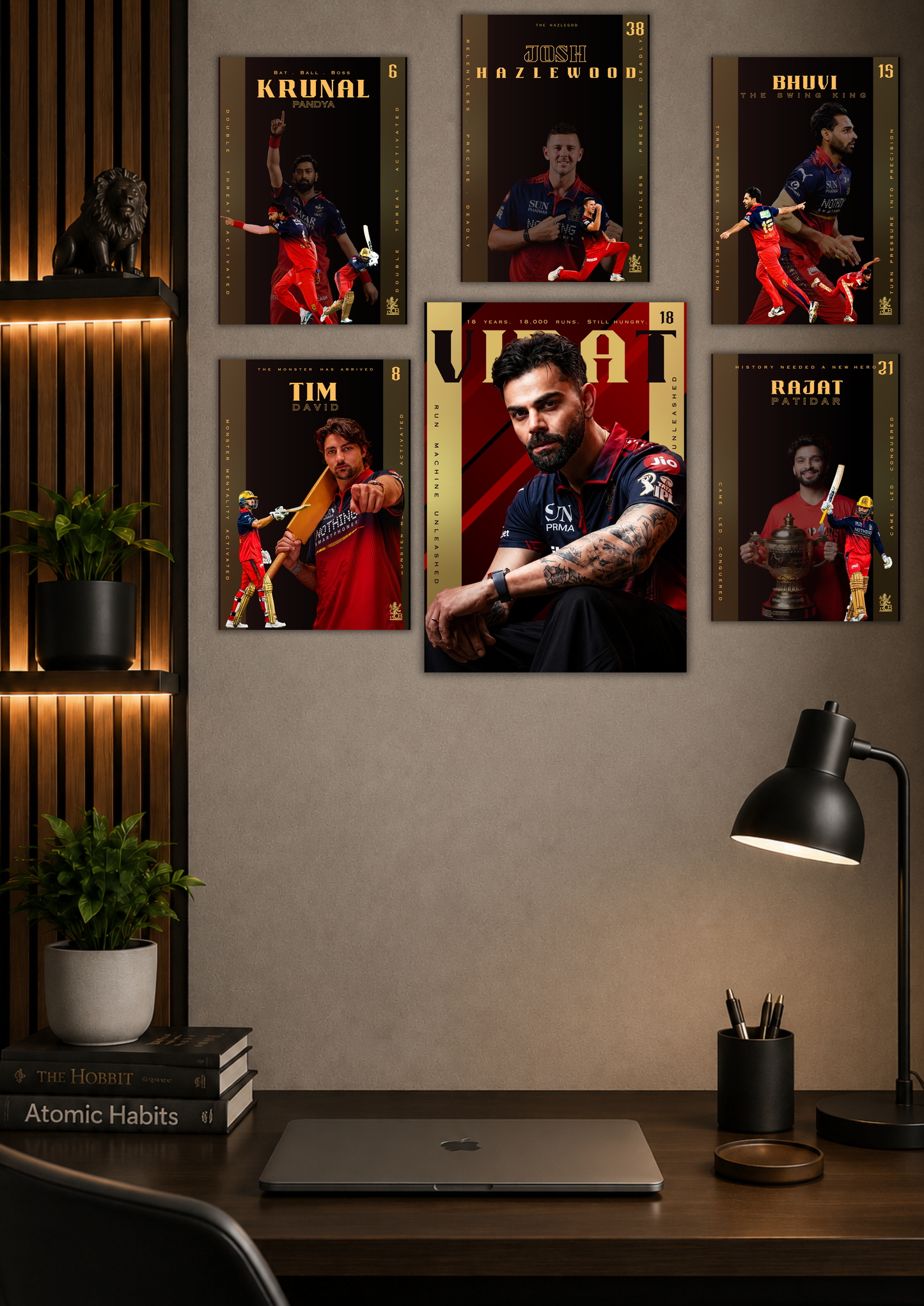 EE SALA CUP NAMDHU" — The RCB Edition 6+1 Poster Pack