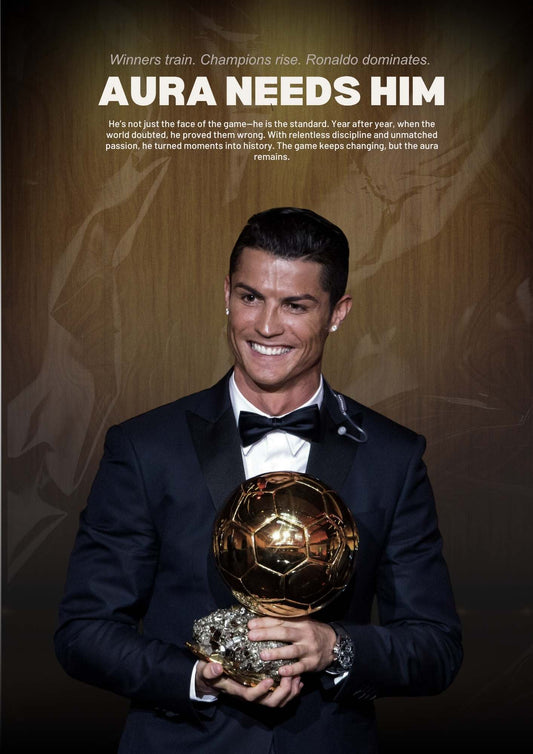 Ronaldo — "Aura Needs Him" ( Wall Poster )