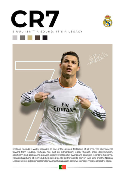 Ronaldo x Real Madrid ( Wall Poster )