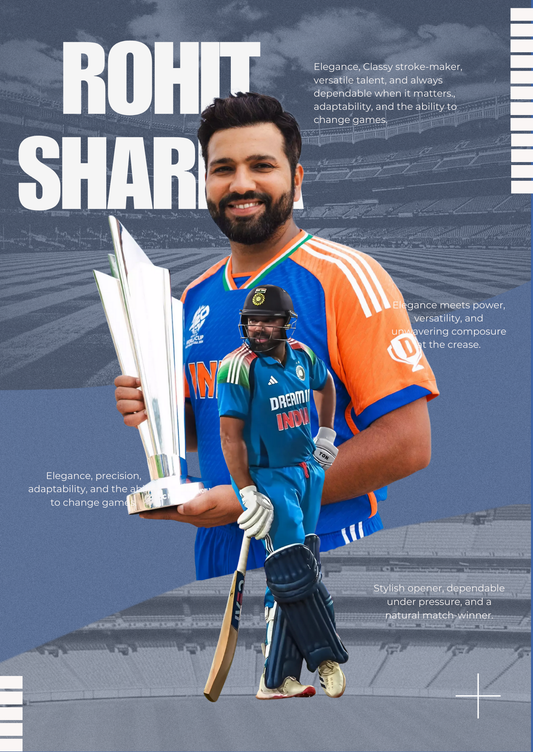 Rohit Sharma - Team INDIA ( Wall Poster )