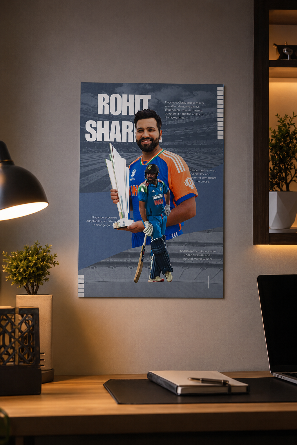 Rohit Sharma - Team INDIA ( Wall Poster )