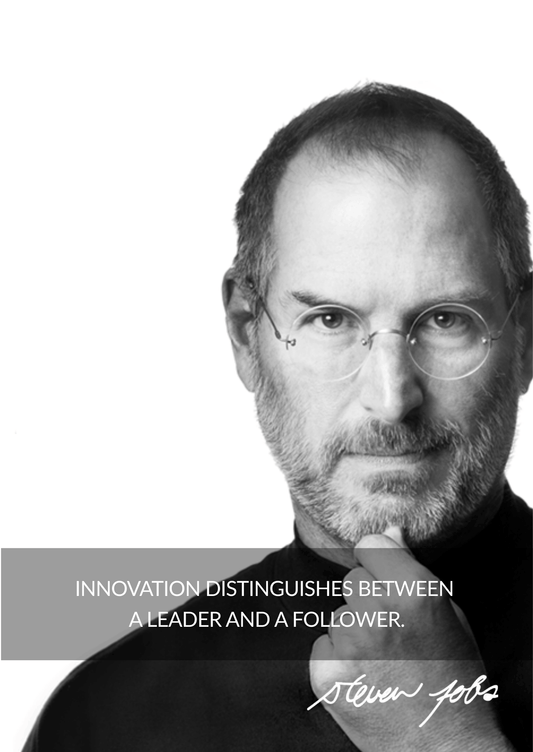 Leaders vs Followers ( STEVE JOBS ) - Motivational Poster
