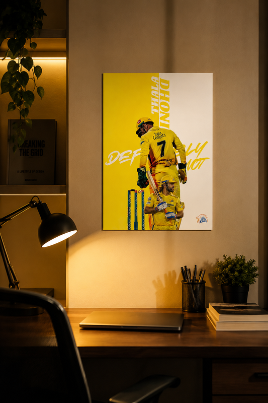 Thala Dhoni – Definitely Not ( Wall Poster )