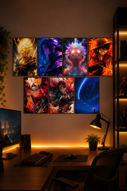 "Ultimate Anime Legends" — 6+1 Poster Pack