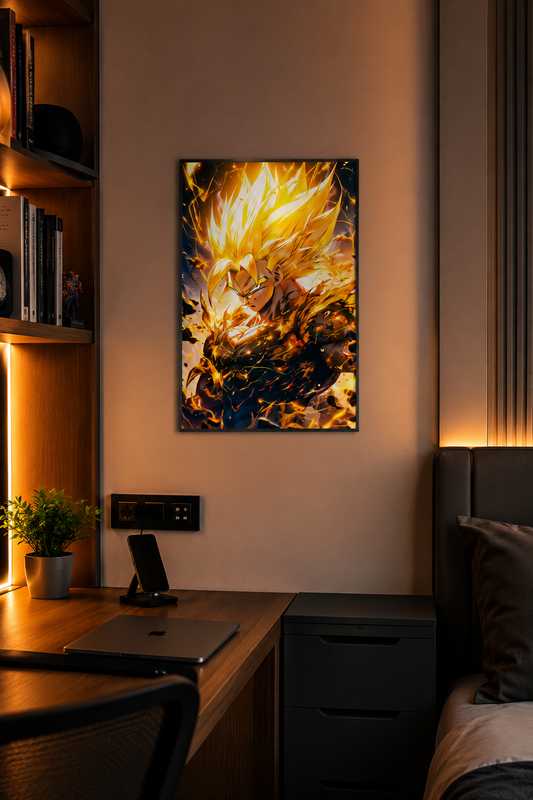 Vegeta Super Saiyan — Golden Rage ( Wall Poster )